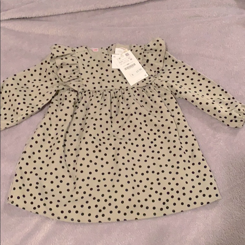 Zara kids polka dot dress